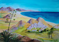pueblo con vista al mar