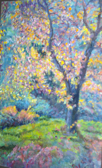 Entre  colores Oil Canvas Landscaping