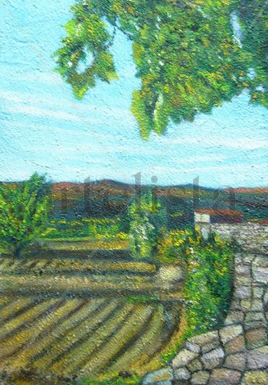 Mieza (Salamanca) Oil Canvas Landscaping