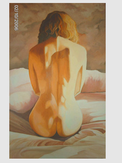 Desnudo de espaldas Oil Canvas