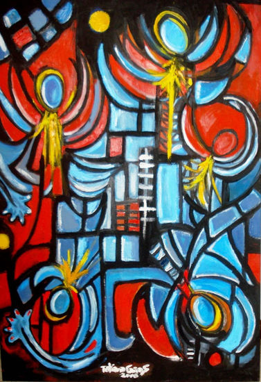 Serie Angeles I Oil Canvas Others