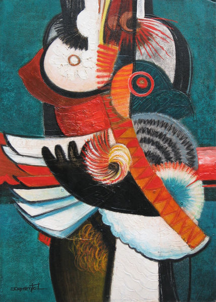 Mujer con paloma