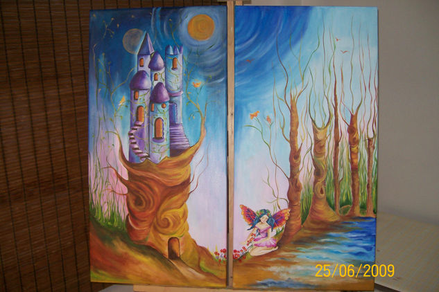 Un Bosque Especial !!!!!!!!!!!!! Oil Canvas Landscaping