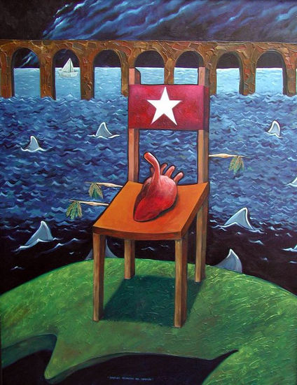 "Simples promesas del corazón" Oil Canvas Others