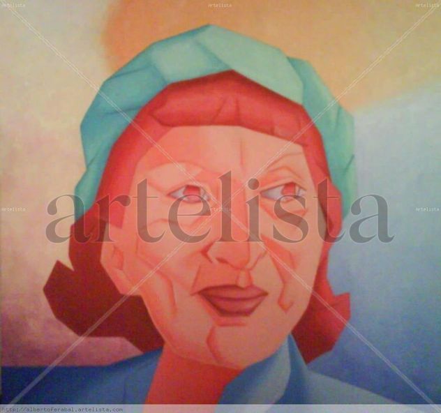 Retrato de Fatema Mernissi