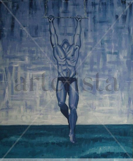 Última oportunidad Acrylic Canvas Figure Painting