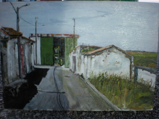 Juzbado (Salamanca) Oil Panel Landscaping