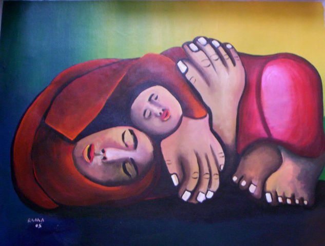 Maternidad Acrylic Canvas