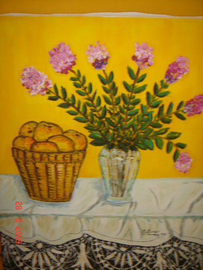 flores y fruta 