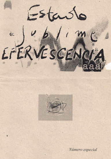 Colaborando con el poeta Luc Demeuleneire  y su revista "Estado de Sublime Efervescencia" 