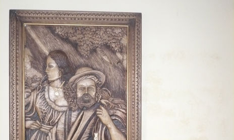 Tallados coloniales en madera.
