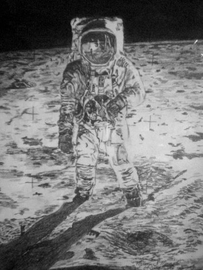 40 Aniversario del Apollo11 Charcoal