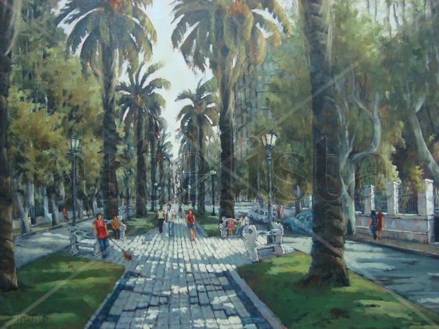 paseando Oil Canvas Landscaping