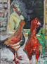 gallitos y miradas