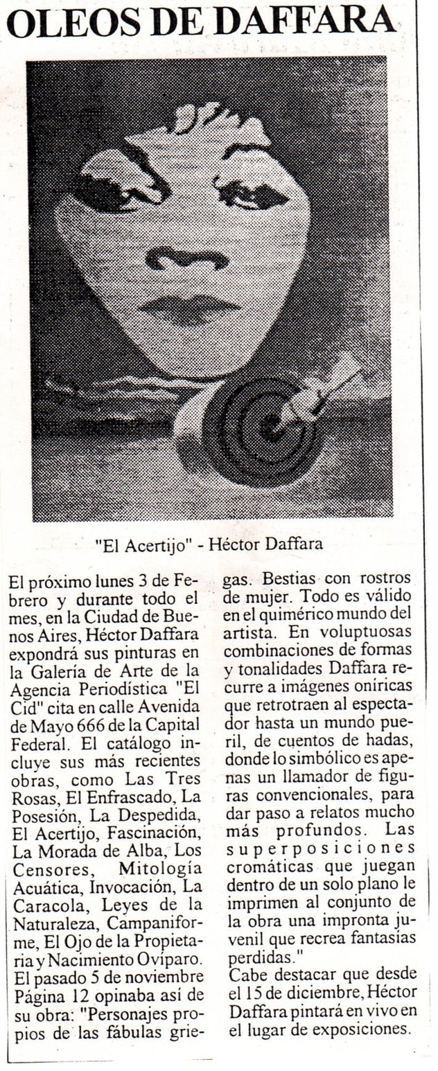 criticas y notas en periódicos
