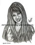 Hannah Montany Miley Cyrus original pencil sketch
