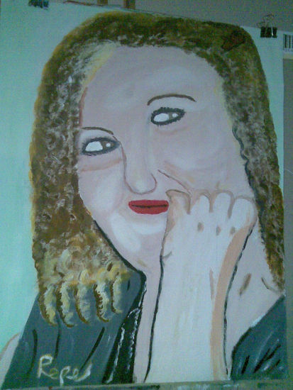 Amiga Óleo Lienzo Retrato