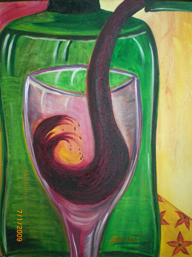 sirviendo vino