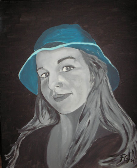 Alejandra Oil Canvas Portrait