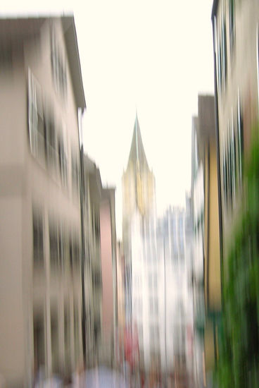 Calle de Zúrich-Suiza Viajes Color (Digital)