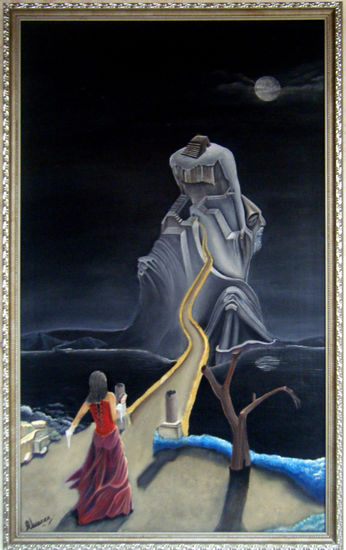 El altar de las pasiones desoladoras Oil Canvas Landscaping