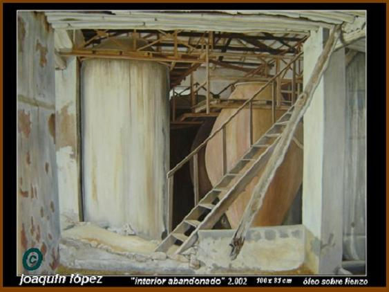 Interior abandonado Oil Canvas