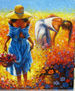 recolectoras de flores