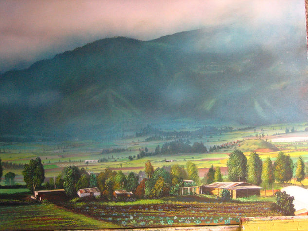 rancho guaraguao constanza Oil Canvas Landscaping