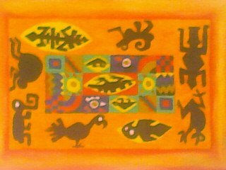 la evolucion Oil Canvas Animals