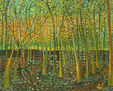 El bosque. Versión Van Gogh