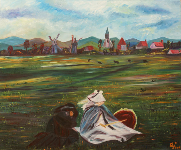 Los molinos de Holanda. Versión de Edouard Manet