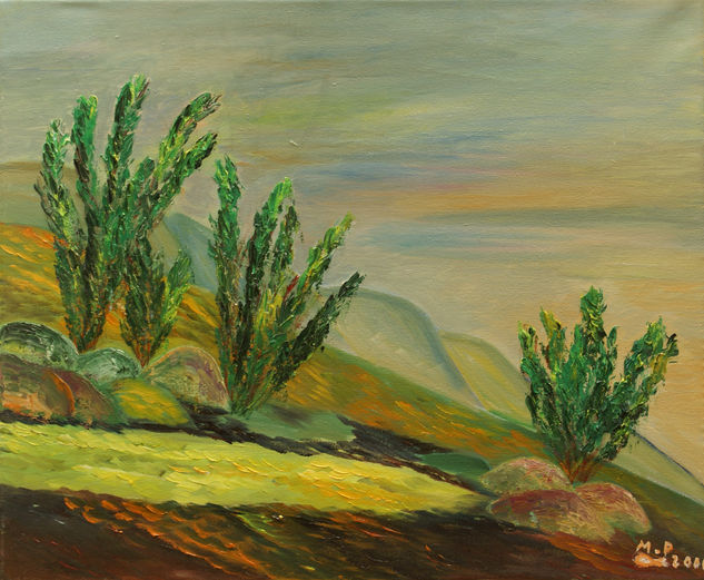 Unas ramas de romero Oil Canvas Landscaping