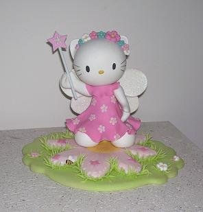 Adorno de torta Hello Kitty Hada