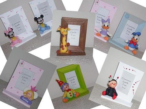 Porta retratos souvenir Kitty Minnie Jirafa Leon Payasito