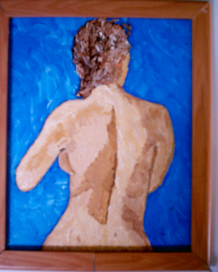 espalda femenina al aire Oil Canvas