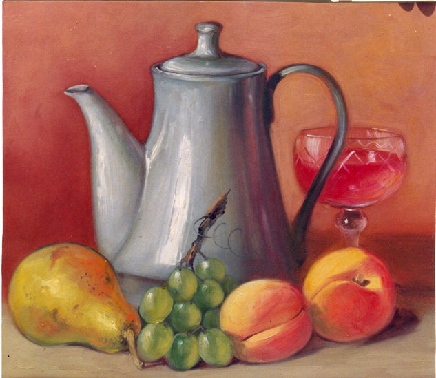 BODEGON CON TETERA Oil Canvas