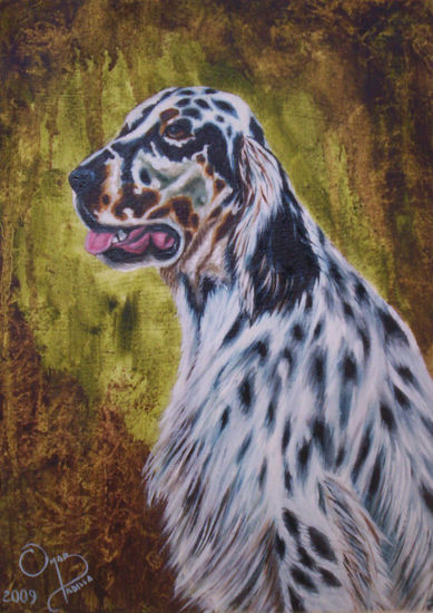 SETTER INGLÉS Oil Canvas Animals