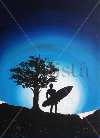 surf style Oil Canvas Sports