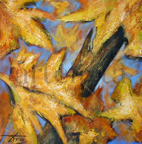 Otoño HOJAS Acrylic Canvas Others