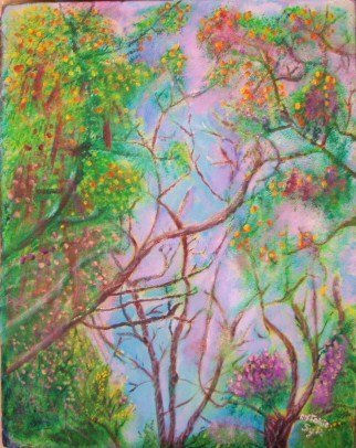 Frondoso pero dejame ver mi cielo Oil Canvas Landscaping