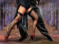 TANGO SENSUAL (medida 60 cm. x 90 cm.)