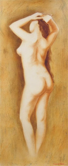 Desnudo 1 Mixed media Others Nude Paintings