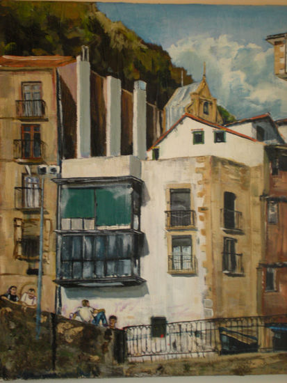 Puerto de Donosti Oil Canvas Landscaping