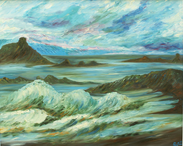 Un volcán en el mar