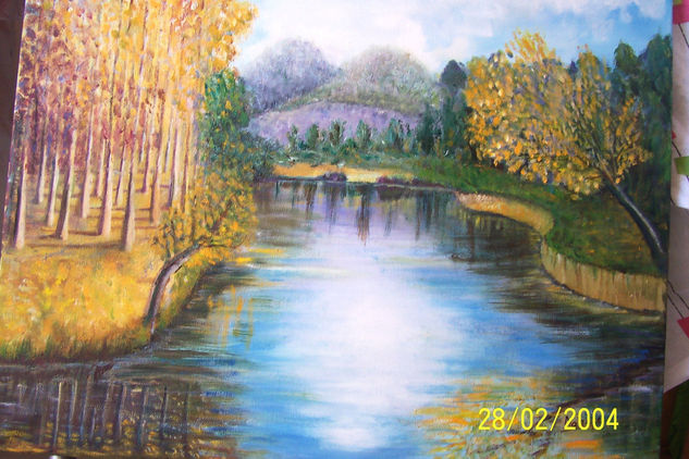 otoño Oil Canvas Landscaping