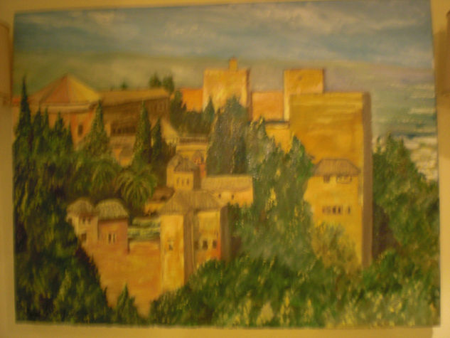 alhambra 3 Óleo Lienzo Paisaje