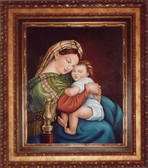 Maternidad7 Oil Canvas Figure Painting