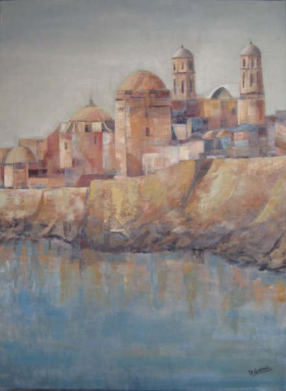 Catedral de Cádiz Oil Canvas Landscaping