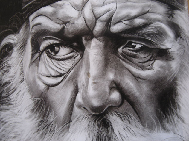 dibujo anciano