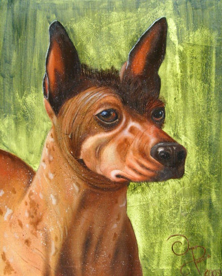 "XÓLOTL" Oil Canvas Animals